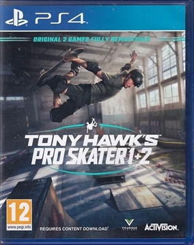 Tony Hawks Pro Skater 1+2 - PS4Spil (A Grade) (Genbrug)